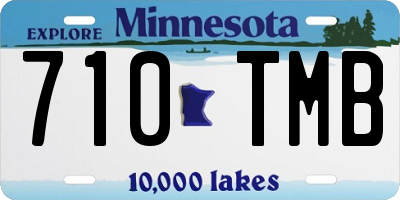 MN license plate 710TMB