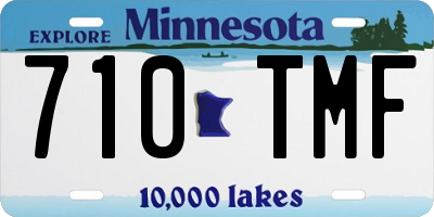 MN license plate 710TMF
