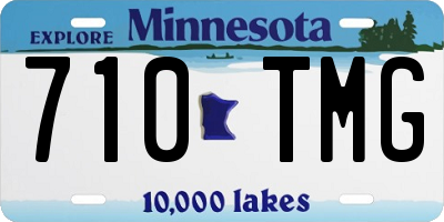 MN license plate 710TMG