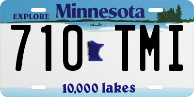 MN license plate 710TMI