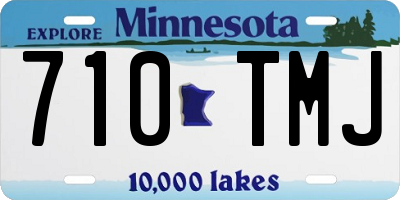 MN license plate 710TMJ