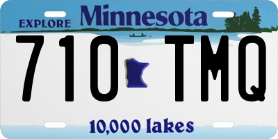 MN license plate 710TMQ