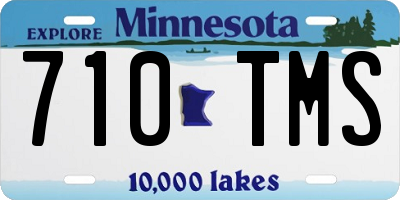 MN license plate 710TMS