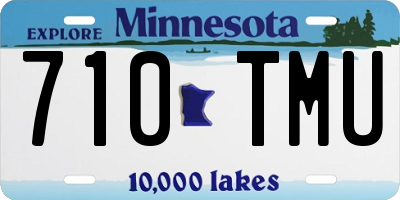 MN license plate 710TMU