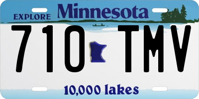 MN license plate 710TMV