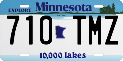 MN license plate 710TMZ