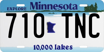 MN license plate 710TNC