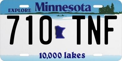 MN license plate 710TNF