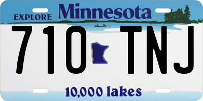 MN license plate 710TNJ