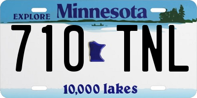 MN license plate 710TNL