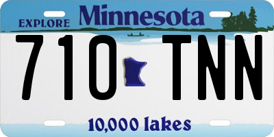 MN license plate 710TNN