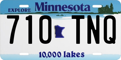 MN license plate 710TNQ