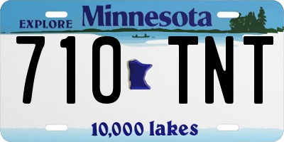 MN license plate 710TNT