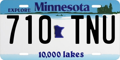 MN license plate 710TNU