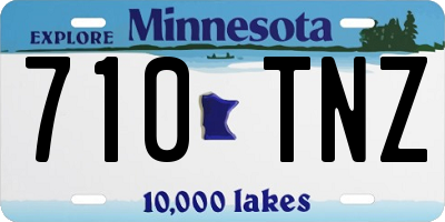 MN license plate 710TNZ