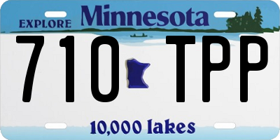 MN license plate 710TPP