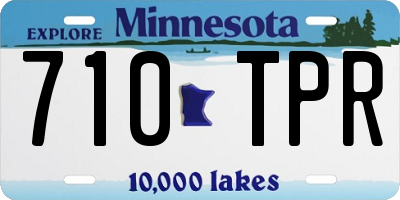 MN license plate 710TPR