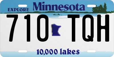 MN license plate 710TQH