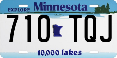 MN license plate 710TQJ