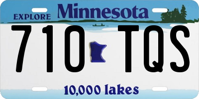 MN license plate 710TQS