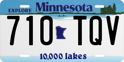 MN license plate 710TQV