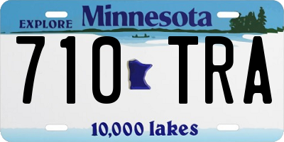 MN license plate 710TRA