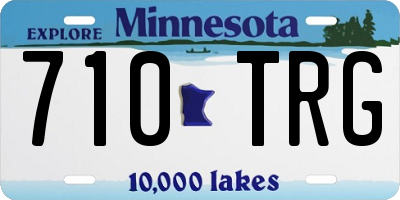 MN license plate 710TRG