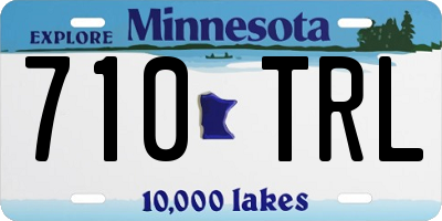 MN license plate 710TRL