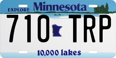 MN license plate 710TRP