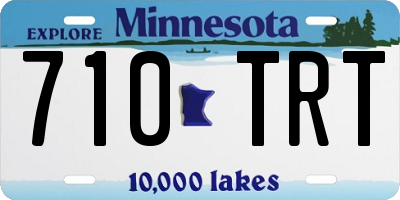 MN license plate 710TRT