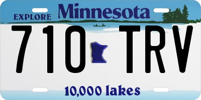 MN license plate 710TRV