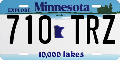 MN license plate 710TRZ