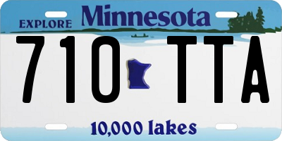 MN license plate 710TTA