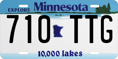 MN license plate 710TTG