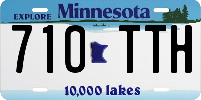 MN license plate 710TTH