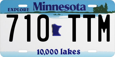 MN license plate 710TTM