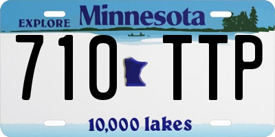 MN license plate 710TTP