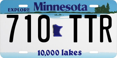 MN license plate 710TTR