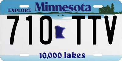 MN license plate 710TTV