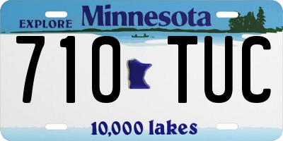 MN license plate 710TUC