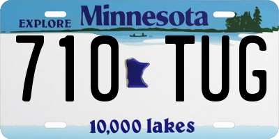 MN license plate 710TUG