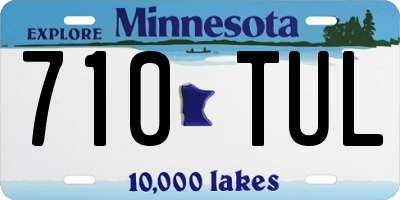 MN license plate 710TUL