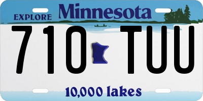 MN license plate 710TUU