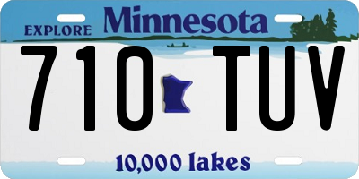 MN license plate 710TUV
