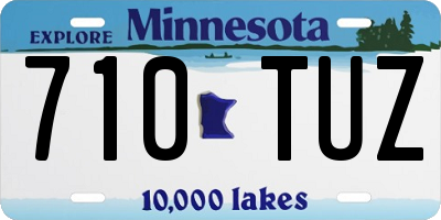 MN license plate 710TUZ