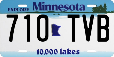 MN license plate 710TVB