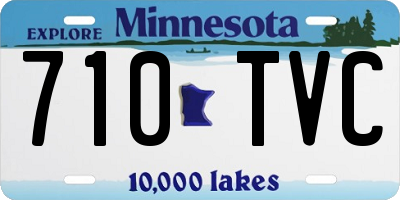 MN license plate 710TVC