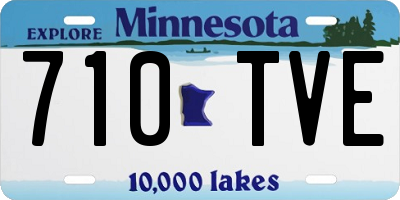 MN license plate 710TVE