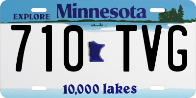 MN license plate 710TVG