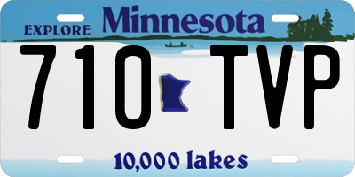 MN license plate 710TVP